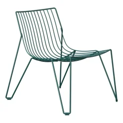 Chaise longue Tio easy chair, Blue Green