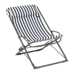 Chaise longue Transaswing Multi, Rayures Terre