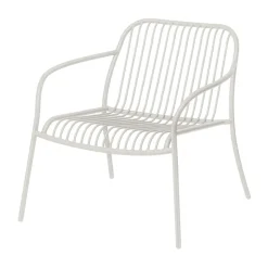 Chaise lounge YUA WIRE Chair, Silk grey