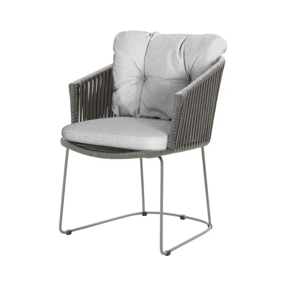 Chaise Moments, Cane-Line Natté dark grey-Cane-Line soft rope
