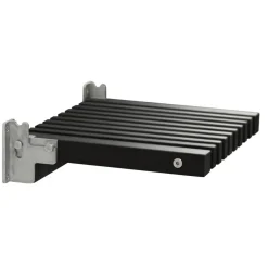 Chaise murale Cutter, chêne laqué noir