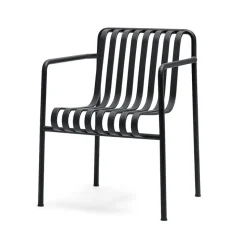Chaise Palissade Dining avec accoudoirs, Anthracite