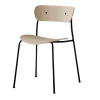 Chaise Pavilion AV1, chêne laqué