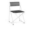 Chaise X-Line Indoor Outdoor, Black-hot galvanisé