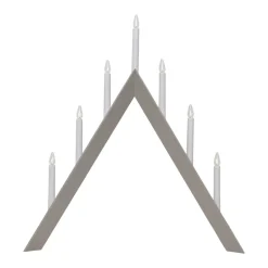 Chandelier de l'Avent Arrow 64,5cm, Beige