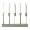Chandelier de l'Avent portable 30 cm Kindle, Beige