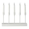 Chandelier de l'Avent portable 30 cm Kindle, Blanc