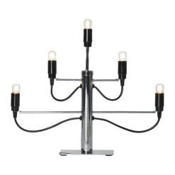 Chandelier Milano 5 46 cm, Chrome