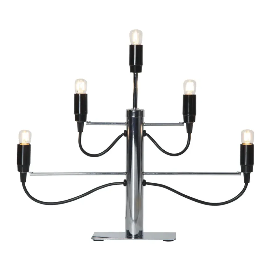 Chandelier Milano 5 46 cm, Chrome