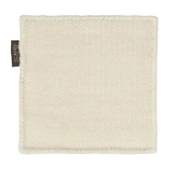 Échantillon de tapis Balance en laine, Blanc naturel-rouille