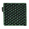 Échantillon de tapis Hill en laine, Bleu-vert