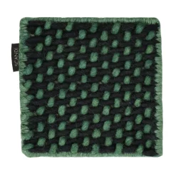 Échantillon de tapis Hill en laine, Bleu-vert