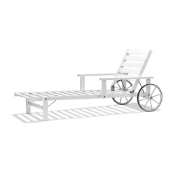 Chariot de repos 31, Blanc, 79x174 cm