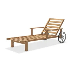 Chariot de repos 31, Teck, 78x171 cm