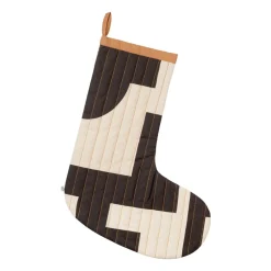 Chaussette de Noël Karla, Turkish coffee black