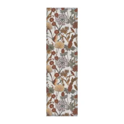 Chemin de table Autumn 35x120 cm, Marron-rouge