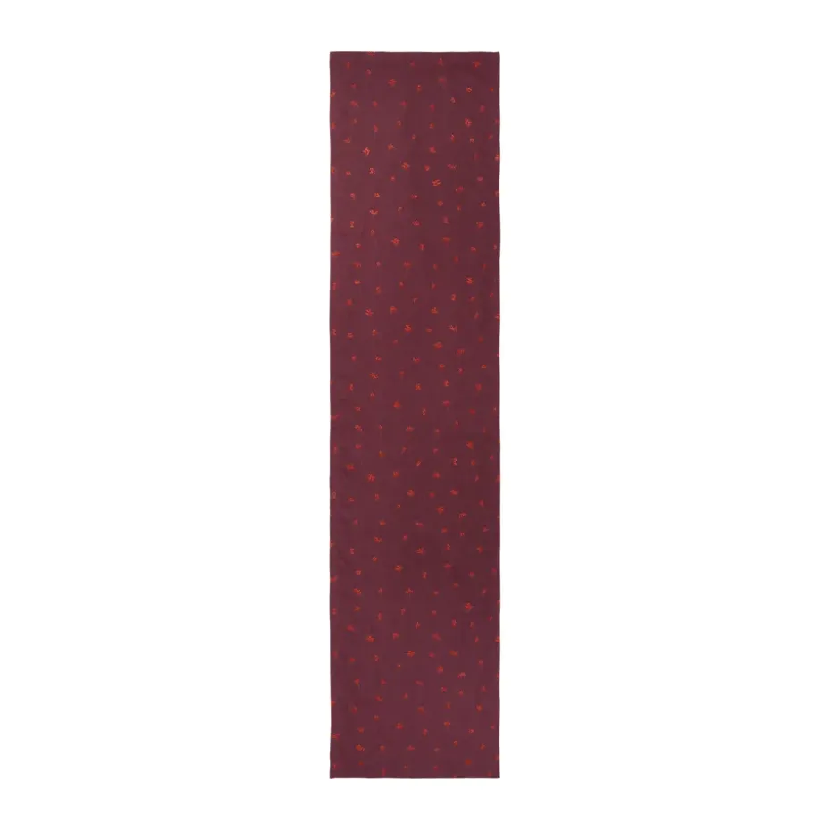 Chemin de table Baies 40x180 cm, Dark grape-picante