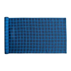 Chemin de table en jacquard 45x150 cm, Blue-black