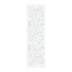 Chemin de table Herbarium 35x120 cm, Gris