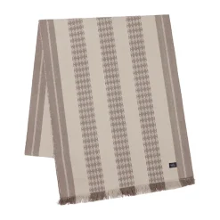 Chemin de table Jacquard Striped 50x350 cm, Beige