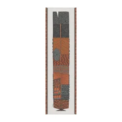 Chemin de table Nätmönster 35x120 cm, Marron