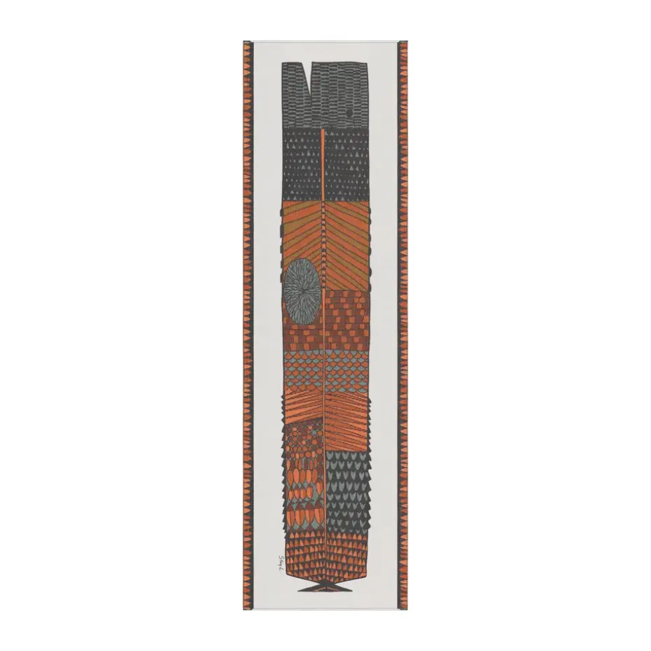 Chemin de table Nätmönster 35x120 cm, Marron