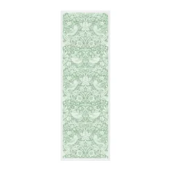 Chemin de table Strawberry Thief 50x150 cm, Vert