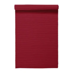 Chemin de table Uni 45x150 cm, Rouge