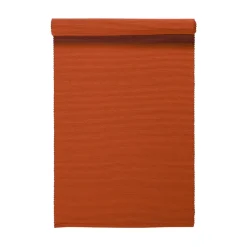 Chemin de table Uni 45x150 cm, Orange rouillé