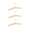 Cintre Saga blonde lot de 3, Hêtre