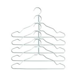 Cintres Alu lot de 5, argent