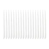 Cobra Hanukkah bougies - lot de 18, Blanc