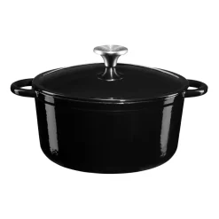 Cocotte en fonte émail Gretl 4 L, Noir