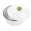Cocotte en fonte Nordwik 5 l, Blanc