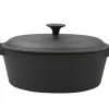 Cocotte en fonte oval Nordwik 4 l, Noir