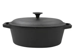 Cocotte en fonte oval Nordwik 4 l, Noir
