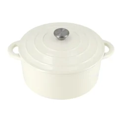 Cocotte en fonte ronde Nordwik 5 l, Crème