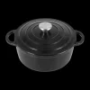 Cocotte en fonte ronde Nordwik 2,5 l, Noir