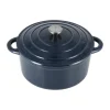 Cocotte en fonte ronde Nordwik 5 l, Bleu foncé