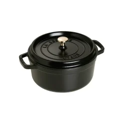Cocotte en fonte ronde Staub 3,8 l, noir