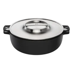 Cocotte Norden Grill Chef en fonte et acier inoxydable, Ø30 cm