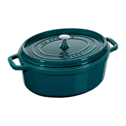 Cocotte ovale La Cocotte Staub fonte 6,7 L, La Mer