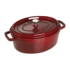 Cocotte ovale La Cocotte Staub fonte 4,2 L, Rouge grenadine