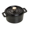 Cocotte ronde La Cocotte Staub fonte 0,25 L, Noir
