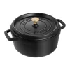 Cocotte ronde La Cocotte Staub fonte 2,6 L, Noir