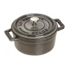 Cocotte ronde La Cocotte Staub fonte 0,25 L, Gris graphite