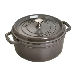 Cocotte ronde La Cocotte Staub fonte 1,7 L, Gris graphite