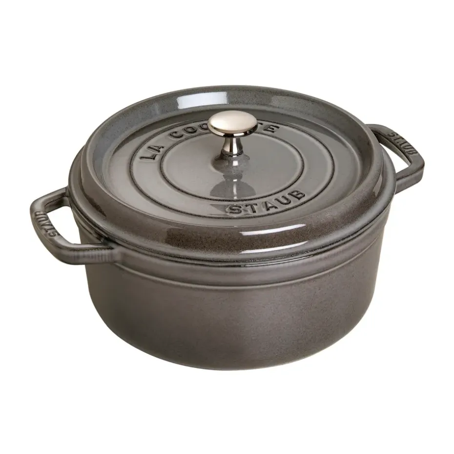 Cocotte ronde La Cocotte Staub fonte 1,7 L, Gris graphite