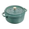 Cocotte ronde La Cocotte Staub fonte 3,8 L, Bois d'eucalyptus