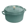 Cocotte ronde La Cocotte Staub fonte 6,7 L, Bois d'eucalyptus
